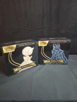 Pokemon Mega Evolution Elite Trainer Box Lucario And Gardevoir 2 ETBs *SEE PICS* - Image 1