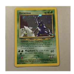 Pokemon Heracross Neo Genesis Holo Rare 6/111 Basic Unlimited 60 HP English - Image 1