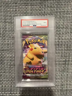 Pokemon Vivid Voltage Booster Pack PSA 9 - Image 1