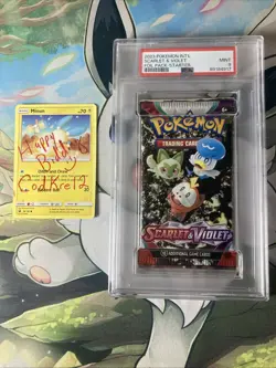 2023 Pokemon Scarlet & Violet - Starters Pack - PSA 9 - POP 14 - Image 1
