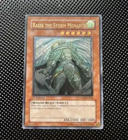 Raiza The Storm Monarch 1st Edition Ultimate Rare FOTB-EN026 LP Yugioh - Image 1