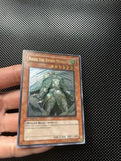 Raiza The Storm Monarch 1st Edition Ultimate Rare FOTB-EN026 LP Yugioh - Image 3