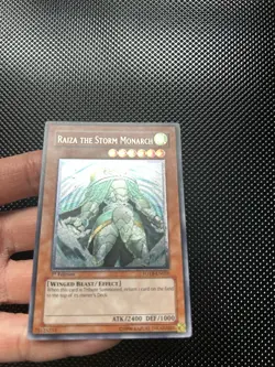 Raiza The Storm Monarch 1st Edition Ultimate Rare FOTB-EN026 LP Yugioh - Image 4