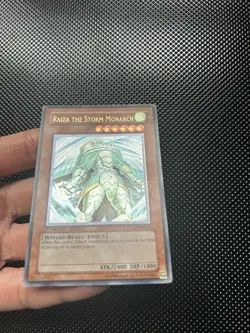 Raiza The Storm Monarch 1st Edition Ultimate Rare FOTB-EN026 LP Yugioh - Image 5