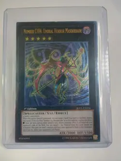 Number C104 Umbral Horror Masquerade Ultimate RARE JOTL-EN056 YuGiOh TCG - Image 1