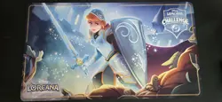 Cinderella Stouthearted Disney Lorcana Challenge Exclusive DLC Foil Playmat Rare - Image 1