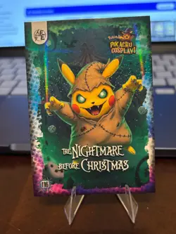 Pikachu Cosplay Card - The Nightmare Before Christmas - Image 1