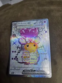 Pokemon Dedenne EX Full Art Holo Card 170 HP 239/193 Paldea Evolved English - Image 1