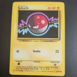 VOLTORB 67/102 POKEMON CARD (BASE SET) - Image 2