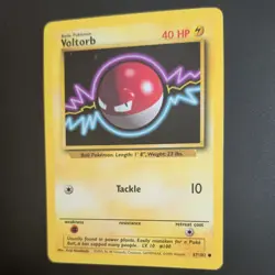 VOLTORB 67/102 POKEMON CARD (BASE SET) - Image 4
