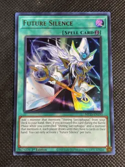 YuGiOh! - Future Silence MP25-EN193 Ultra Rare 1st Edition Near Mint - Image 1