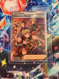Pokemon TCG Crown Zenith Trainer Friends in Sinnoh Holo Ultra Rare Card 149/159 - Image 2