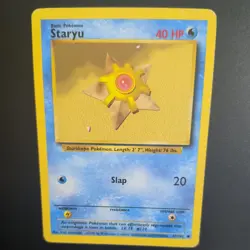 STARYU 65/102 POKEMON CARD (BASE SET) - Image 1