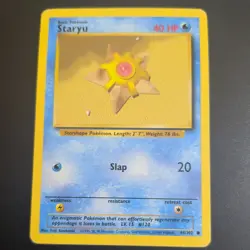 STARYU 65/102 POKEMON CARD (BASE SET) - Image 2