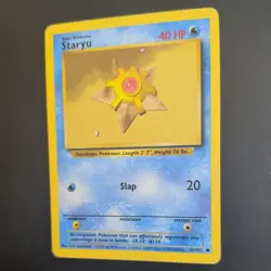 STARYU 65/102 POKEMON CARD (BASE SET) - Image 4