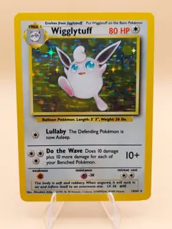 Wigglytuff (No Symbol) Holo Rare Jungle 16/64 Pokemon Card - WOTC 1999 - Image 1