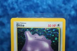 Vintage Ditto Fossil #3/62 Basic HP 50 Unlimited Holo Rare Pokemon Card TCG - Image 2