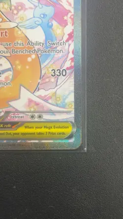Pokemon Mega Dragonite EX Full Art Holo Card 290/217 ASC 370 HP EX - Image 3