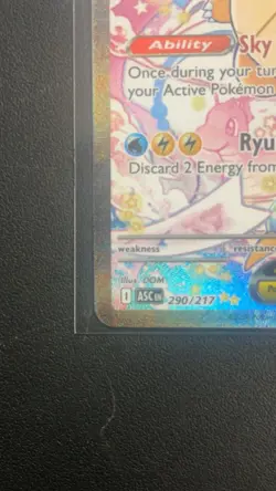 Pokemon Mega Dragonite EX Full Art Holo Card 290/217 ASC 370 HP EX - Image 4