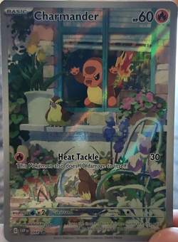 LOCALONLYPokemon Charmander SVP 044 Scarlet & Violet Promo Holo Heat Tackle Card - Image 1