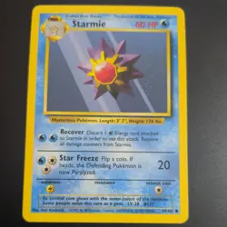 STARMIE 64/102 POKEMON CARD (BASE SET) - Image 2