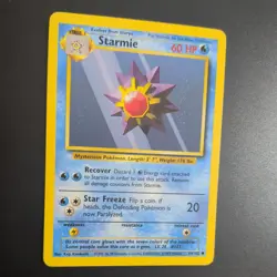 STARMIE 64/102 POKEMON CARD (BASE SET) - Image 3