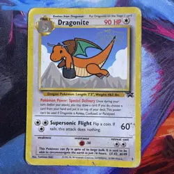 💎DRAGONITE #5 Black Star Promo WB The First Movie Rare WOTC Pokemon Card💎 - Image 1