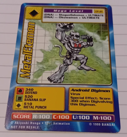 Digimon 3 x cards, metaletemon , meramon, kuwagamon Digimon 1999 Bandai - Image 1