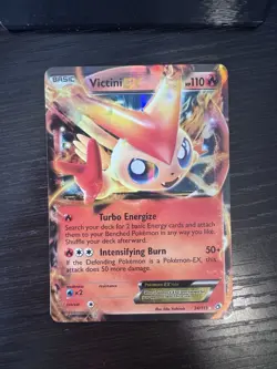 Pokemon TCG Victini EX Ultra Rare Holo Card 24/113 Legendary Treasures - Image 2