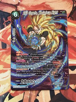 SS3 Gogeta, Marvelous Might BT12-136 SPR Foil DBS Card - Image 1