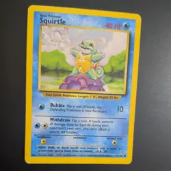 SQUIRTLE 63/102 POKEMON CARD (BASE SET) - Image 3