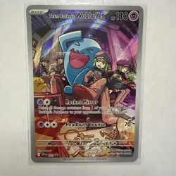 Team Rocket's Wobbuffet 203 Sv: Scarlet & Violet Promo Cards Holo - Image 1