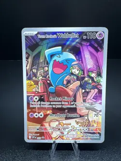 Team Rocket's Wobbuffet 203 Sv: Scarlet & Violet Promo Cards Holo - Image 1