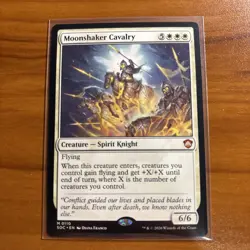 Moonshaker Cavalry MTG M 110 Commander: Secrets of Strixhaven SOC NM - Image 1