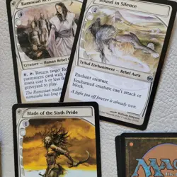 Beginner Commander Magic Deck =***Lin Sivvi Defiant Hero REBELS Tribal Fetch*** - Image 5