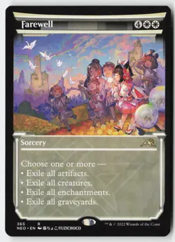 Farewell (Showcase) #365 (NM) Kamigawa Neon Dynasty NEO Magic MTG - Image 1