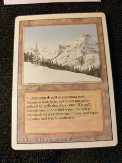 MTG Taiga Revised Edition Unplayed MINT/NM Condition -- Magic the Gathering - Image 1