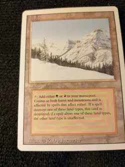 MTG Taiga Revised Edition Unplayed MINT/NM Condition -- Magic the Gathering - Image 2