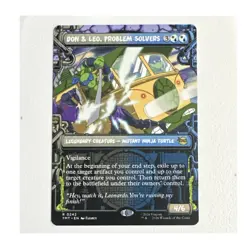 TMNT Don & Leo, Problem Solvers Legendary Creature Rare Blue TMT 0242 Florey - Image 1