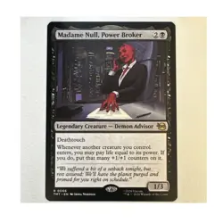 Wizards Madame Null Power Broker 0066 TMNT MTG Rare Legendary Demon Advisor Reg… - Image 1