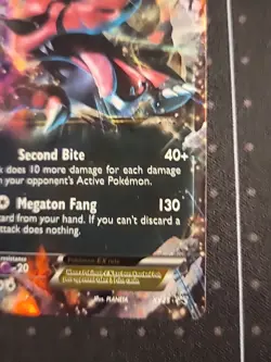 Pokemon TCG Krookodile EX Black Star Promo XY25 Ultra Holo Promo "JUMBO" Card HP - Image 4