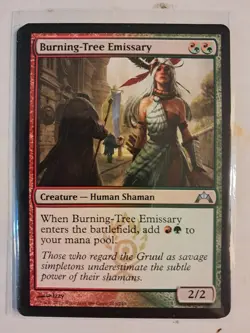 4x Burning-Tree Emissary Gatecrash (216/249) MTG Magic LP/NM PLAYSET OF 4 - Image 1