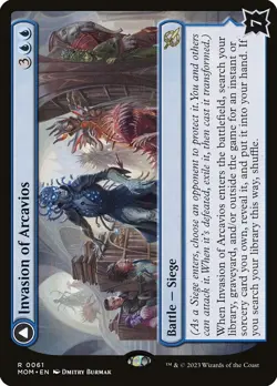 MOM INVASION OF ARCAVIOS 1x Rare Magic March of the Machine MTG NM - Image 1