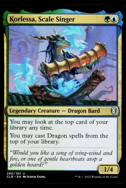 Korlessa, Scale Singer U Commander Legends: Battle for Baldur's Gate 280 NM - Image 1