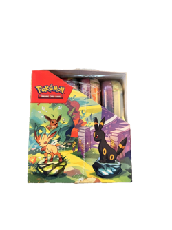 Pokemon TCG Prismatic Evolutions Mini Tin Display 8ct Sealed Box IN HAND 🔥 - Image 5