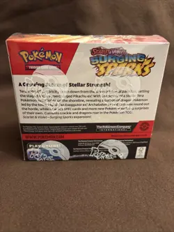 Pokemon TCG Scarlet & Violet—Surging Sparks Booster Box Sealed Box - Image 2