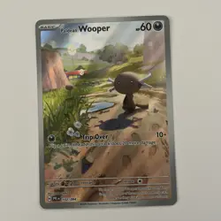 Paldean Wooper Me02 Phantasmal Flames 102/094 Holo Full Art Pokemon Card - Image 1