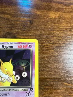 Pokemon Dark Hypno TCG Holo Rare Card 9/82 Unlimited MP - Image 3