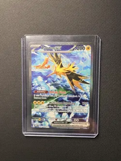 Zapdos ex 202/165 Sv: Scarlet & Violet 151 Holo Pokemon Near Mint NM - Image 1