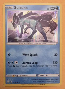 Suicune 037/189 Holo Darkness Ablaze Pokemon Card NM - Image 1